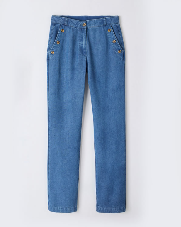 Pantalon mélange fibres Lyocell Tencel™