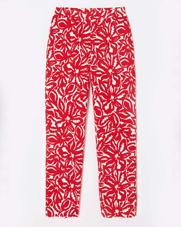 Gebreide broek met structuur
