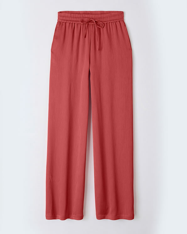 Pantalon plissé permanent