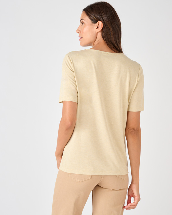 T-shirt maille brillante