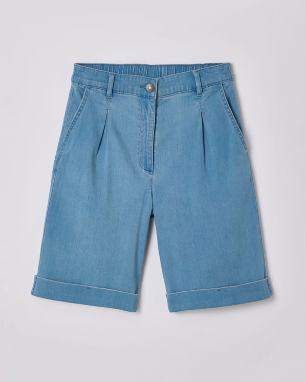 Lichtgewicht denim shorts