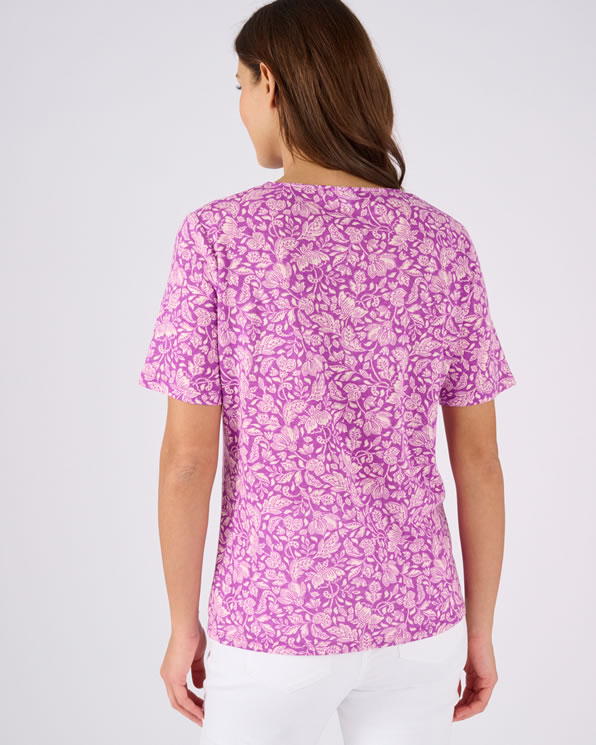T-shirt en lin mélangé