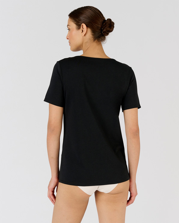 Climatyl T-shirt met kanten kraag