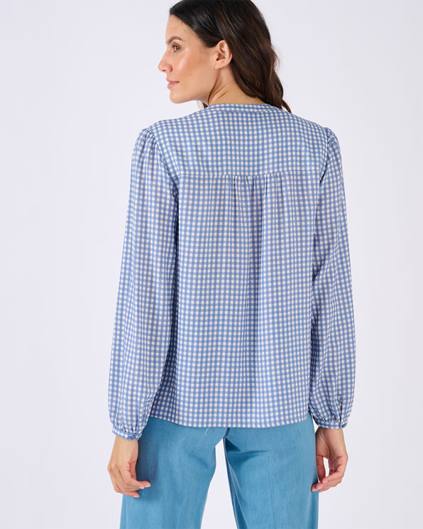 Chemisier carreaux pure viscose