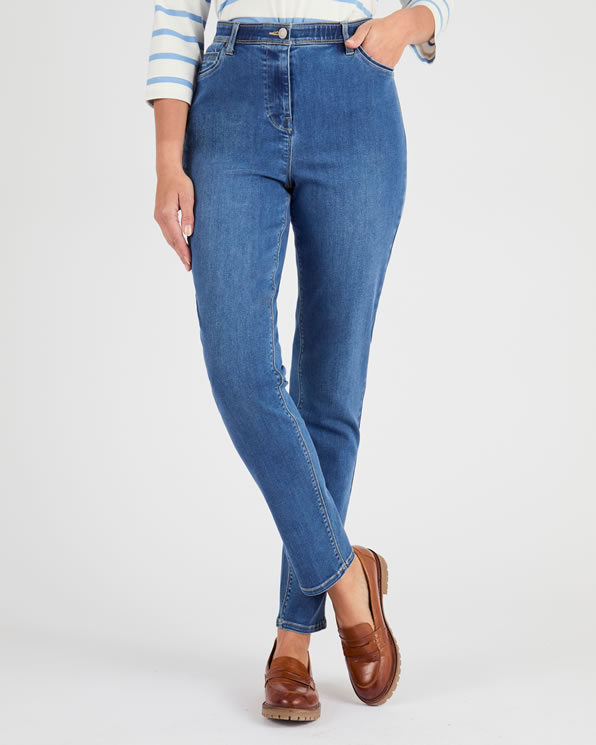 Rechte 7/8 jeans