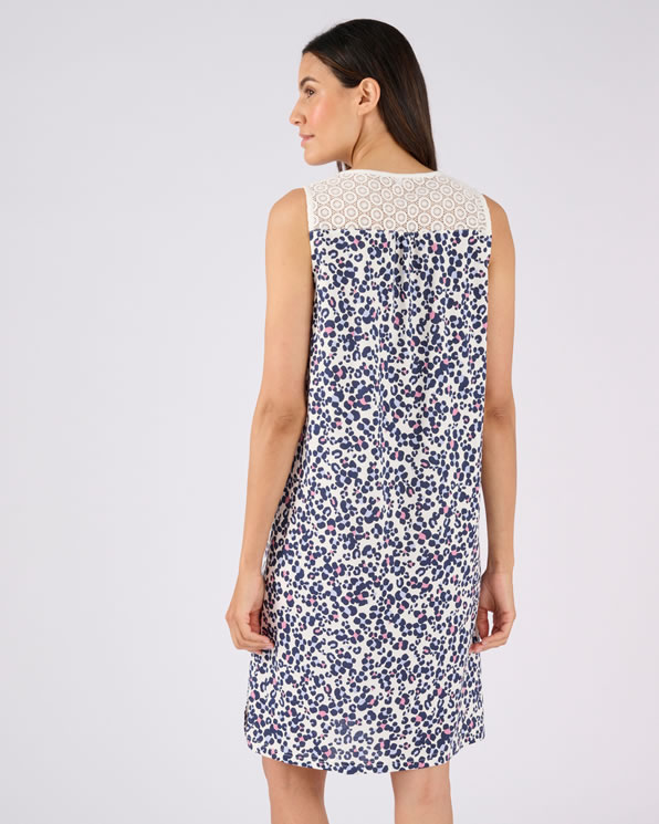 Chemise de nuit en maille jersey pur coton