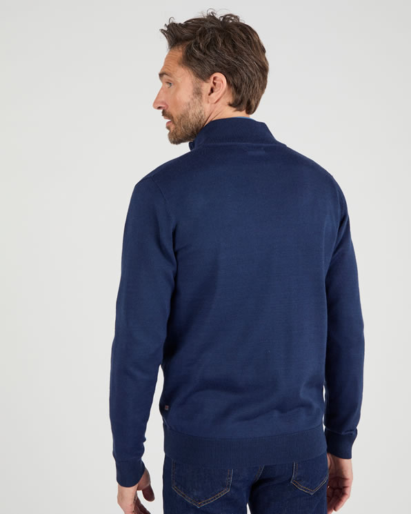 Gilet zippé col montant