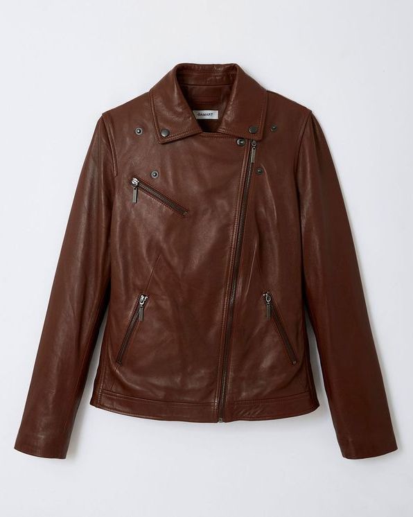 Veste cuir mouton