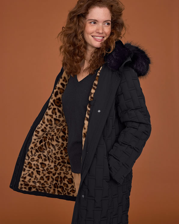 Parka matelassée fantaisie