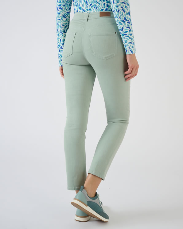 Jeans slim fit 7/8-broek 5 zakken Perfect Fit by Damart