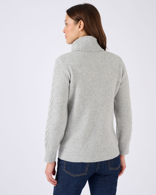 Pull col roulé torsadé Thermolactyl