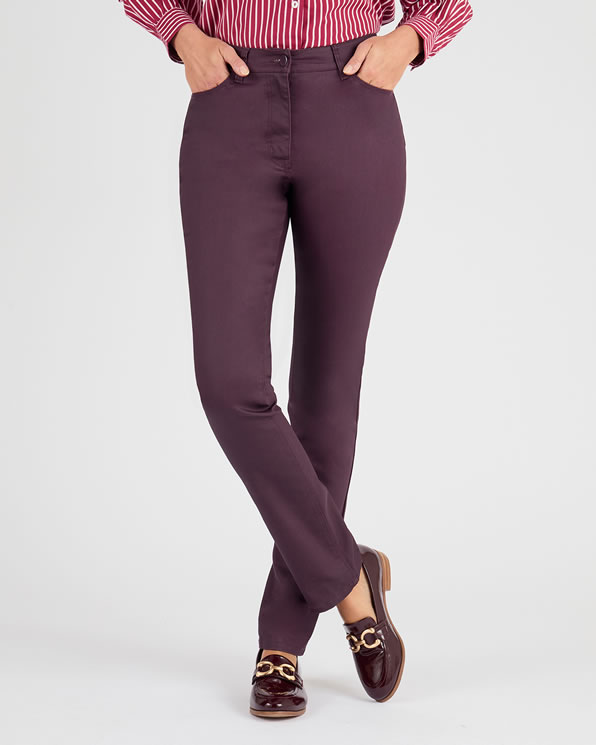 5-pocket gecoate broek