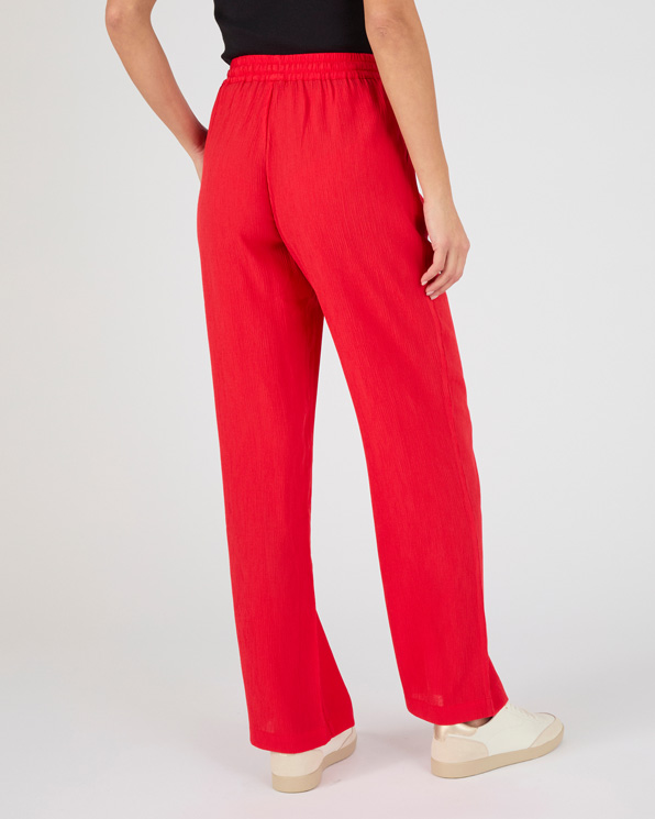Broek crêpe pull-on