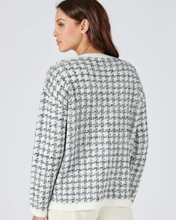 Pull maille jacquard