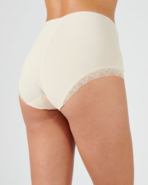 Slip hoge taille afslankend effect buik Perfect Fit by Damart Broekjes Broekjes voor platte buik Damart Belgie