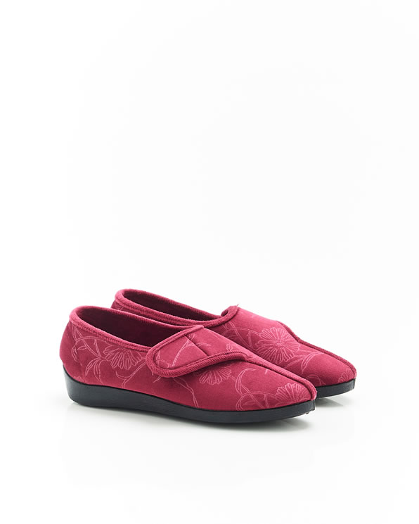 Pantoffel met velcro-sluiting