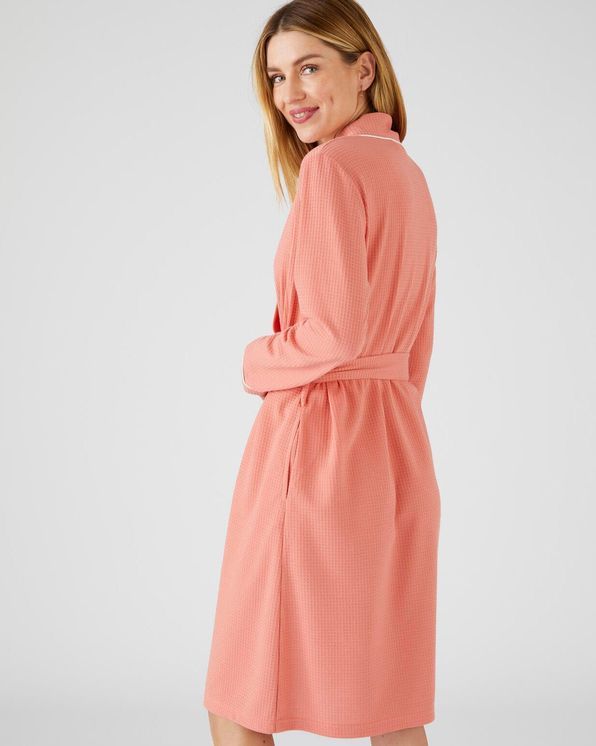 Robe de chambre maille gaufrée