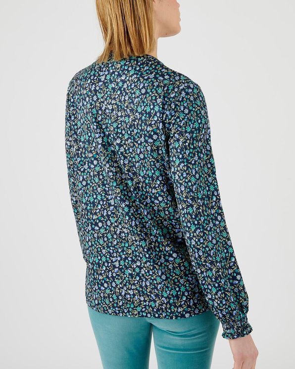 Chemisier Tunique M&S Rose Fleuri - Manches 3/4 Cloche, Décontracté, Taille 10