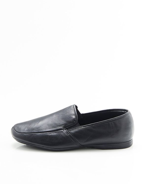 Pantoufles cuir homme