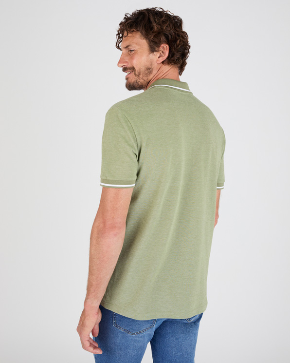 Poloshirt korte mouwen piqué tricot