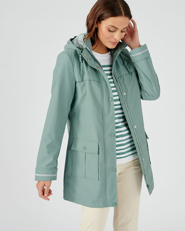Parka casual lichtgewicht waterafstotend