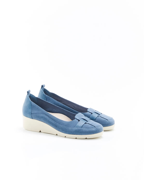 Mocassins fantaisie compensés Amortyl