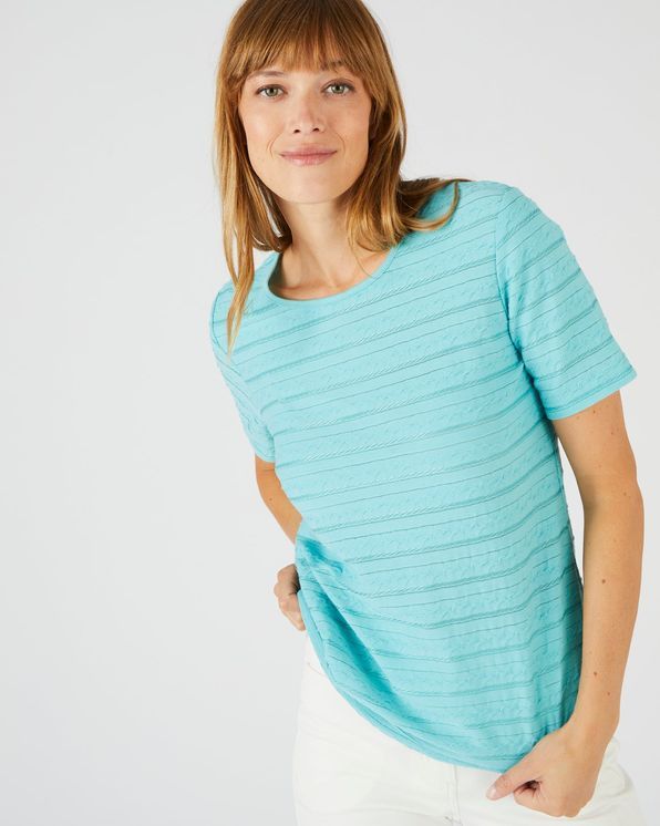 T-shirt jacquardtricot