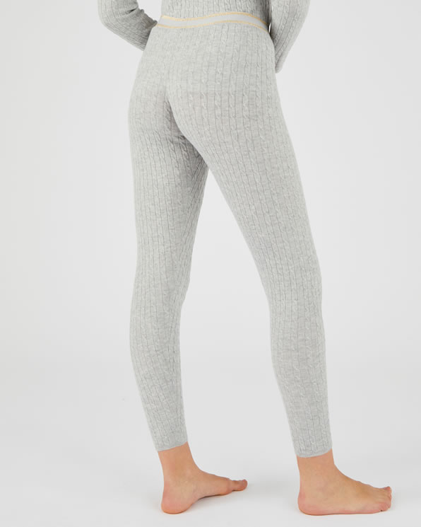 Legging in kabeltricot voor dames, Thermolactyl