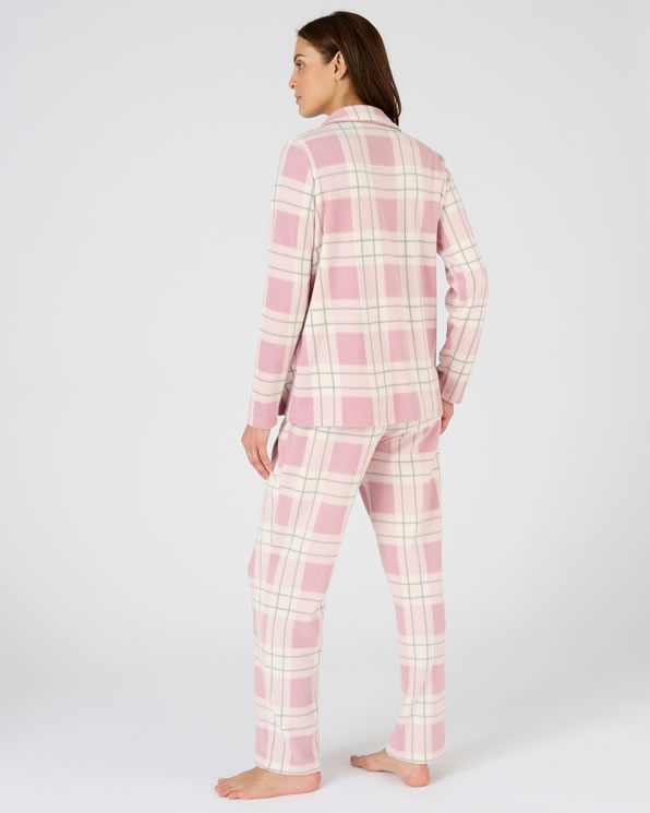 Pyjama met knopen Thermolactyl fleece