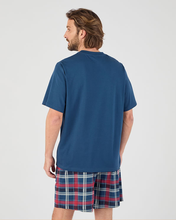 Pyjashort maille jersey pur coton peigné