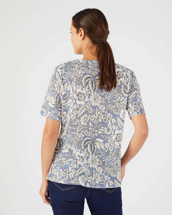 T-shirt van mix van linnen