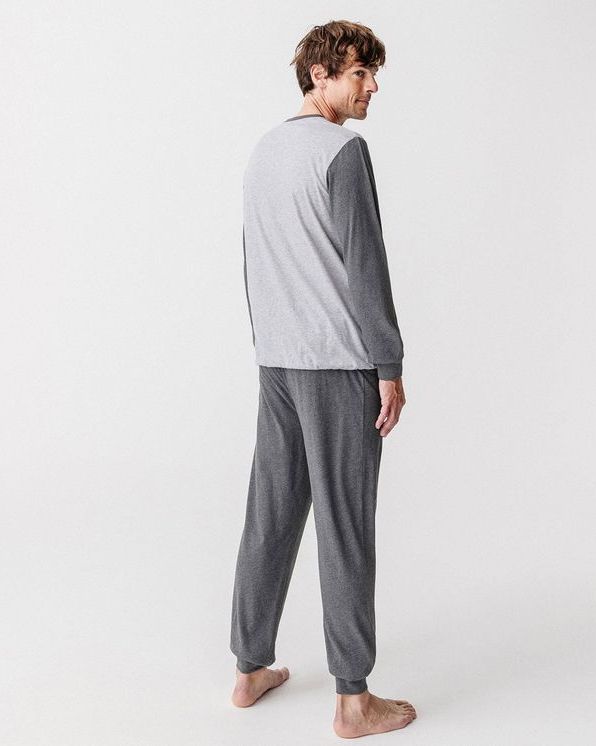 3-delige pyjama, met short en broek