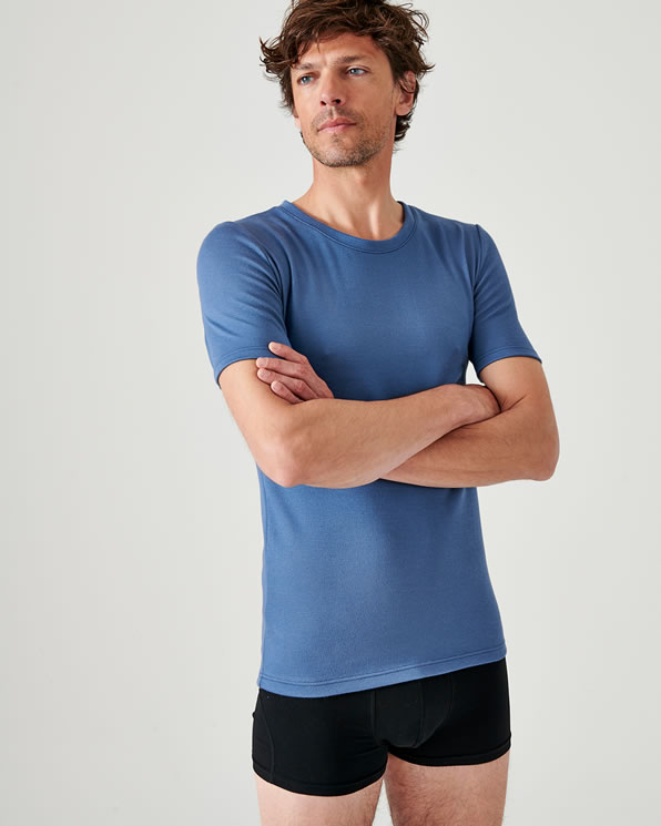 Dubbelzijdig T-shirt met V-hals Thermolactyl