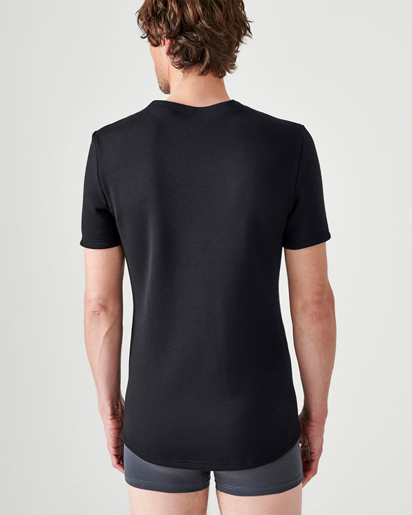Thermolactyl T-shirt met korte mouwen, geborstelde fleece