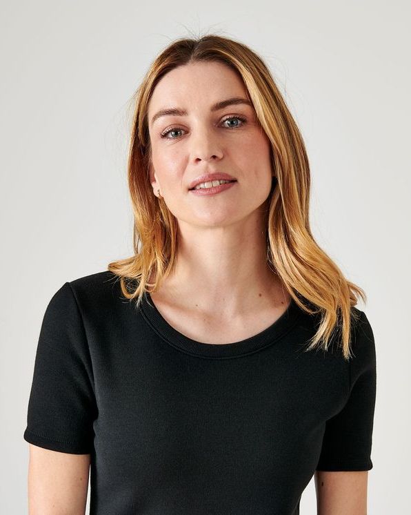Thermolactyl T-shirt met korte mouwen, geborstelde fleece