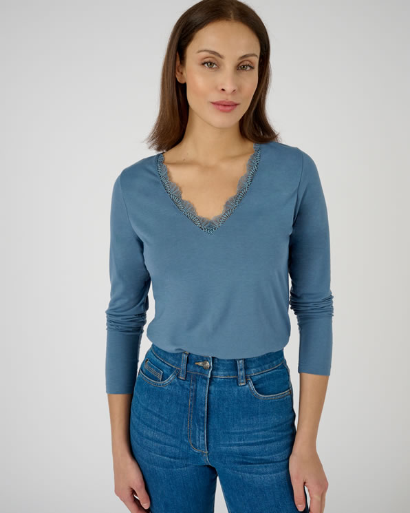 T-shirt Thermol'love dentelle