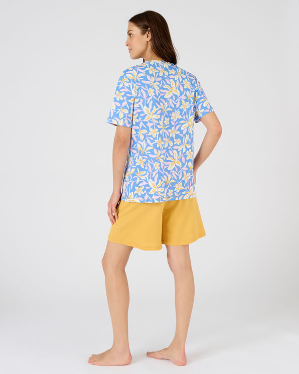 Pyjashort pur coton peigné