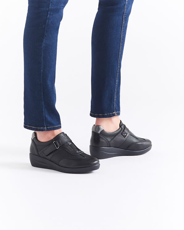 Amortyl derbyschoenen met klittenband