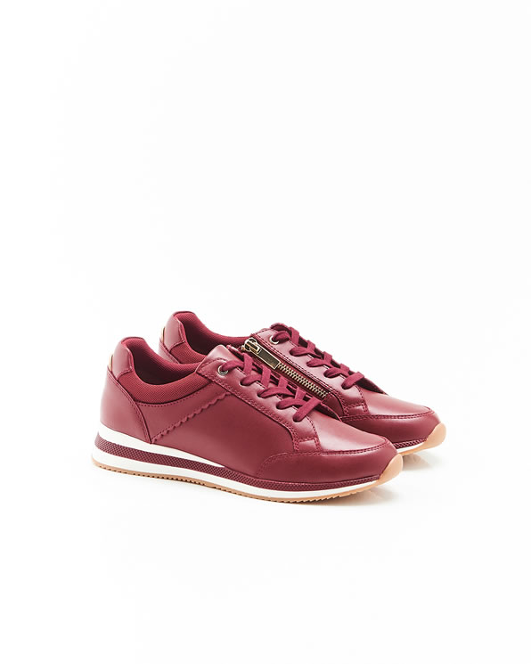 Amortyl sneakers met zigzagmotief