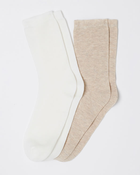 Lot de 2 paires de mi-chaussettes Lenzing™ EcoVero™ et Climatyl