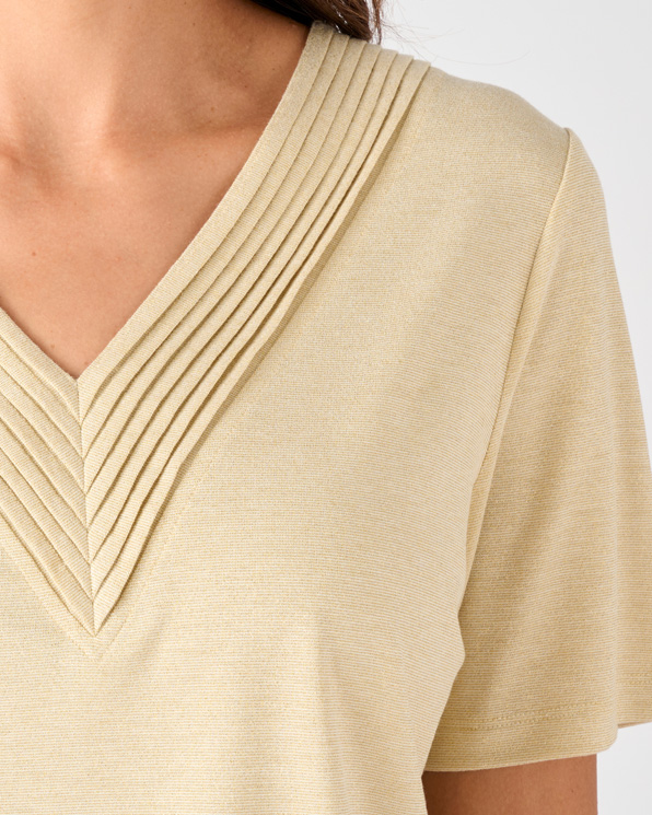 T-shirt maille brillante