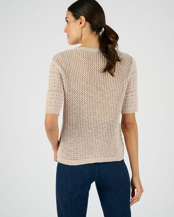 Gilet-boléro jeu de maille