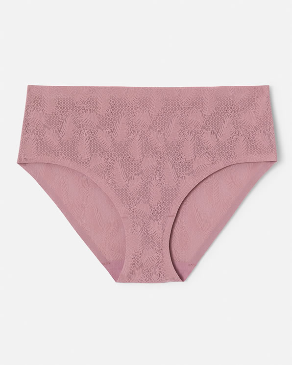 Midi-slip met kanteffect