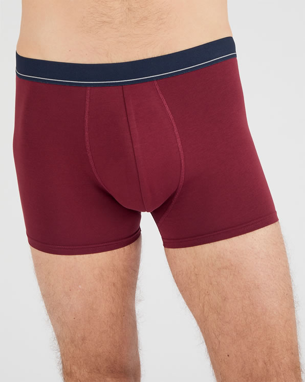 Lot de 3 boxers fermés coton biologique majoritaire