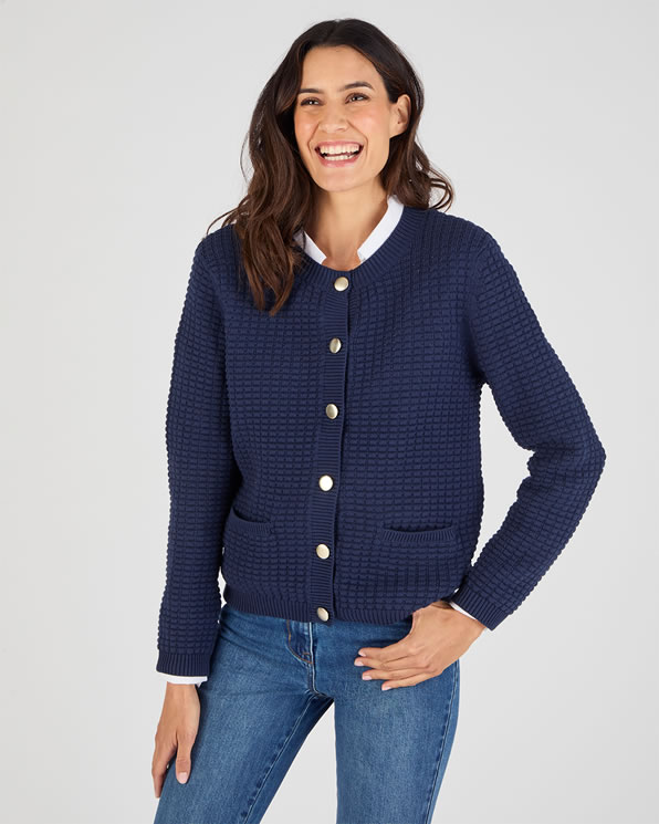 Cardigan pur coton