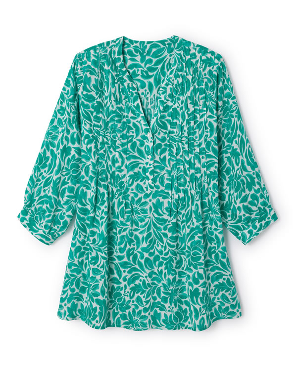 Tunique créponnée pure viscose
