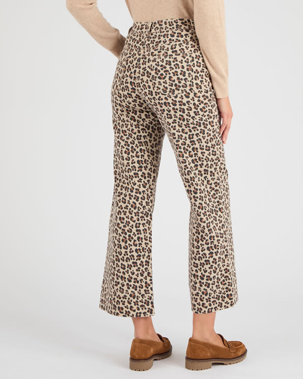 Broek met wijde pijpen 7/8e