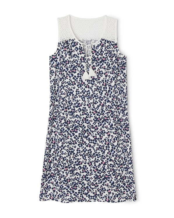 Chemise de nuit en maille jersey pur coton