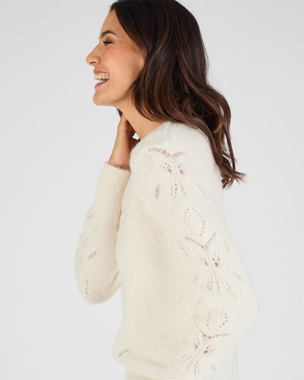 Pull mélange laine et alpaga