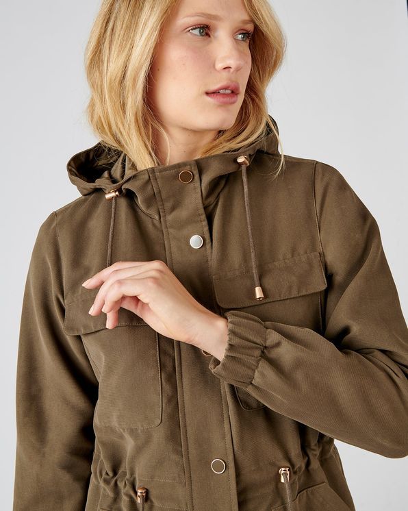 Veste esprit army taille resserrable